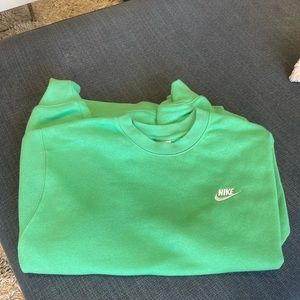 Nike men’s large sweater - bright green